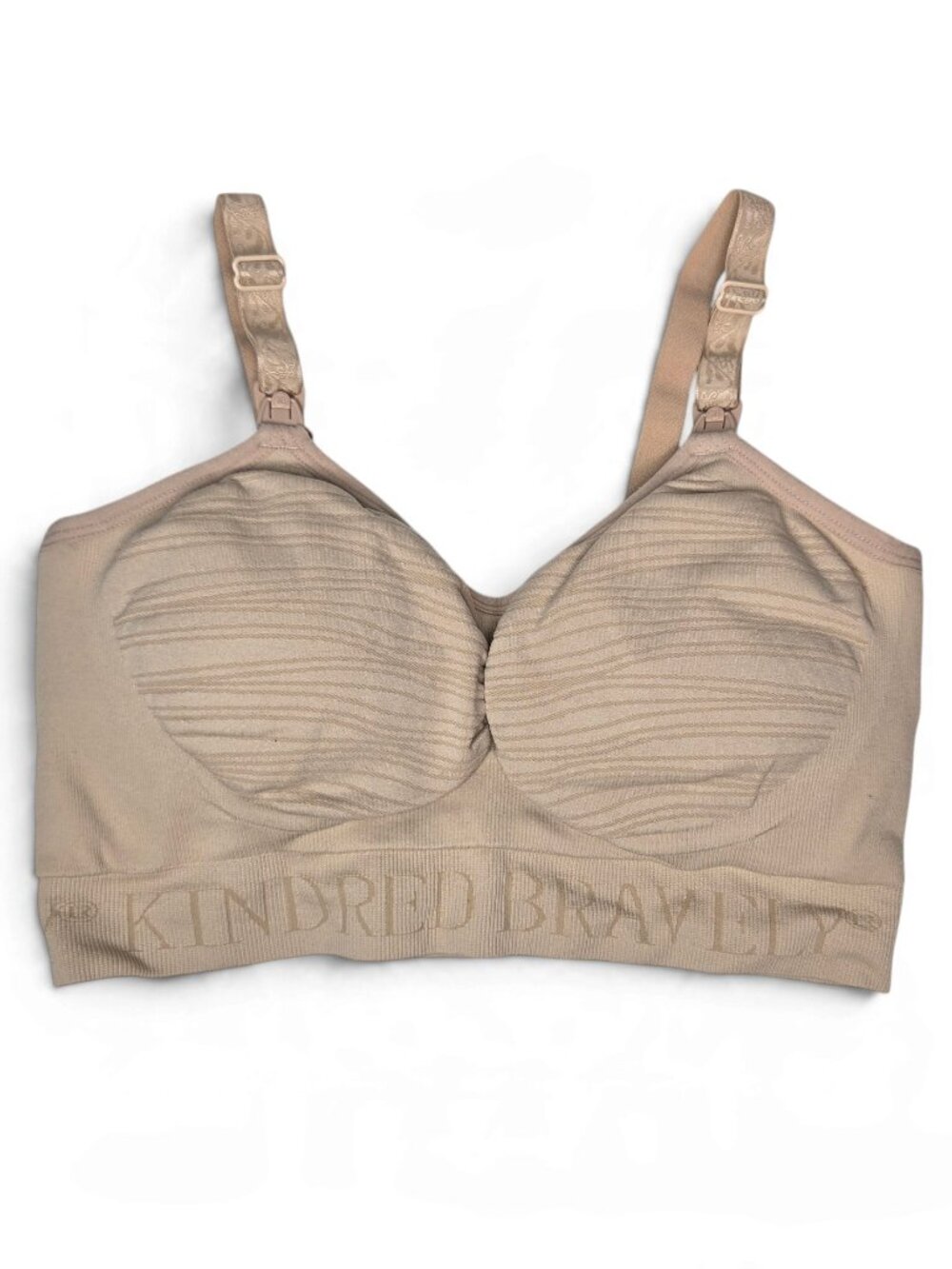 Kindred Bravely Sublime Hands Free Pumping Nursing Bra Womens Beige Small